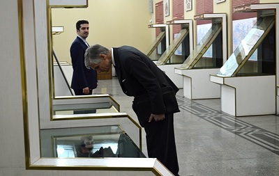 بازدید سفیر اتریش از کتابخانه و موزه ملک