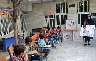 کارگاه‌های موزه‌ای کتابخانه و موزه ملی ملک برای کودکان کار 