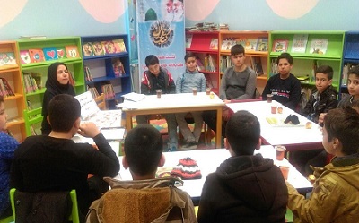 جمع‌خوانی و نشست کتابخوان در  شهرستان بهارستان همدان