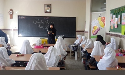برگزاری کلاس جمع خوانی در مدرسه دخترانه ترنم