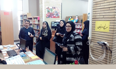 بازدید معاون  کتابخانه‌های عمومی استان تهران از کتابخانه‌های اسلامشهر