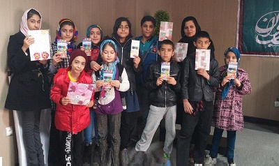  برگزاری نشست کتابخوان دانش آموزان مدرسه در کتابخانه ولیعصر (عج) هشتگرد البرز