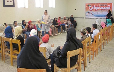 کارگاه قصه‌گویی در کتابخانه شهید بهشتی خمین برگزار شد