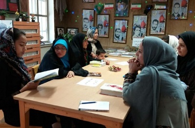 برگزاری نشست کتابخوان در چهاردانگه  شهرستان اسلامشهر