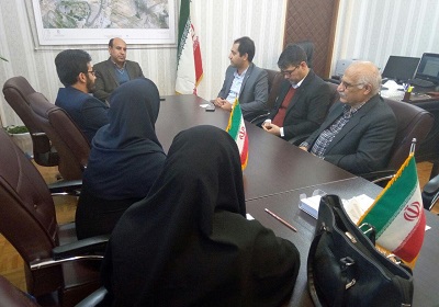 دیدار هیأت مدیره انجمن کتابداری خوزستان با مدیر کل امور فرهنگی و اجتماعی استانداری