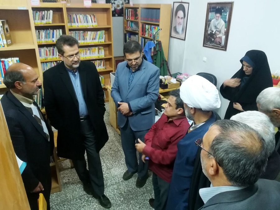 مشکلات کتابخانه شیخ مفید مجن در استان سمنان بررسی شد