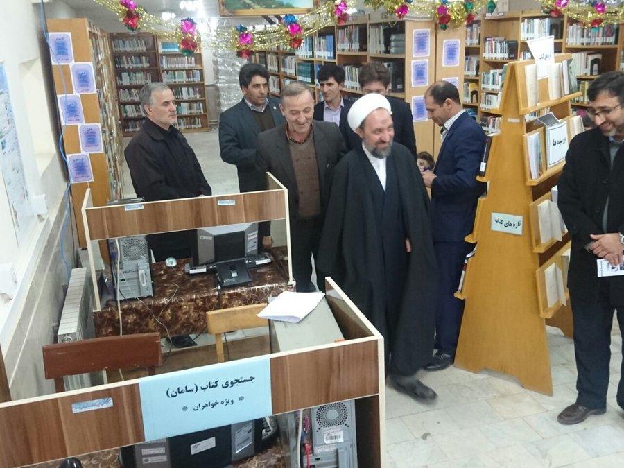 شرکت امام جمعه بیله‌سوار در طرح کتابخانه گردی