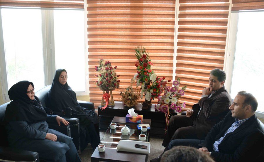  دیدار قائم مقام شهرداری کرمانشاه با مدیرکل کتابخانه های عمومی