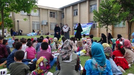 حضور کتابداران قصه‌گو در همایش کودکان یاسوجی در کهگیلویه و بویر احمد