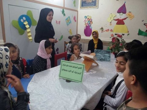 کلاس قصه های قرآن کریم در کتابخانه عمومی شهید مدرس هندیجان  خوزستان برگزار شد