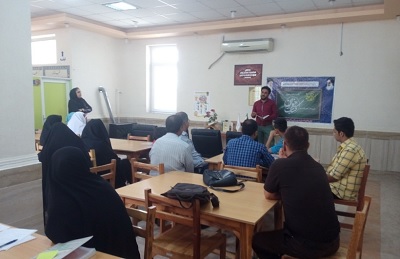 برگزاری نشست کتابخوانی در کتابخانه عمومی شهید مدرس هندیجان خوزستان
