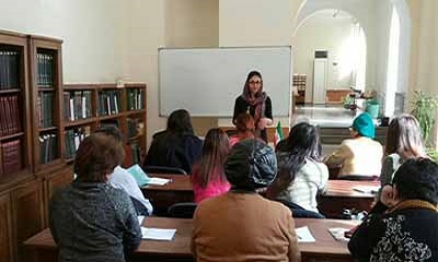 پایان نخستین دوره آموزش زبان فارسی کتابخانه ایساهاکیان ارمنستان
