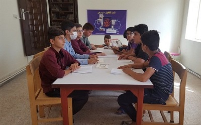 برگزاری نشست کتابخوان با حضور اعضای بسیج دانش آموزی پایگاه شهید شوشتری چوار ایلام