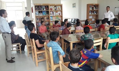 کتابخانه عمومی اندیشه روستای قره بوطه در زنجان میزبان جشن رضوی شد