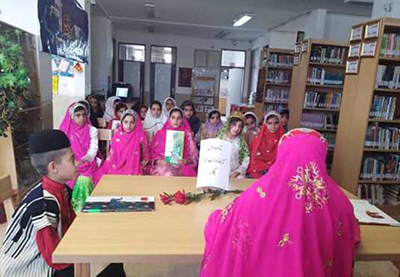 کودکان عشایر میهمان کتابخانه داراب افسر بختیاری چلگرد شدند