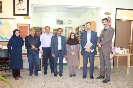 بازدید مدیرکل کتابخانه های عمومی کرمان از کتابخانه‌های شهربابک
