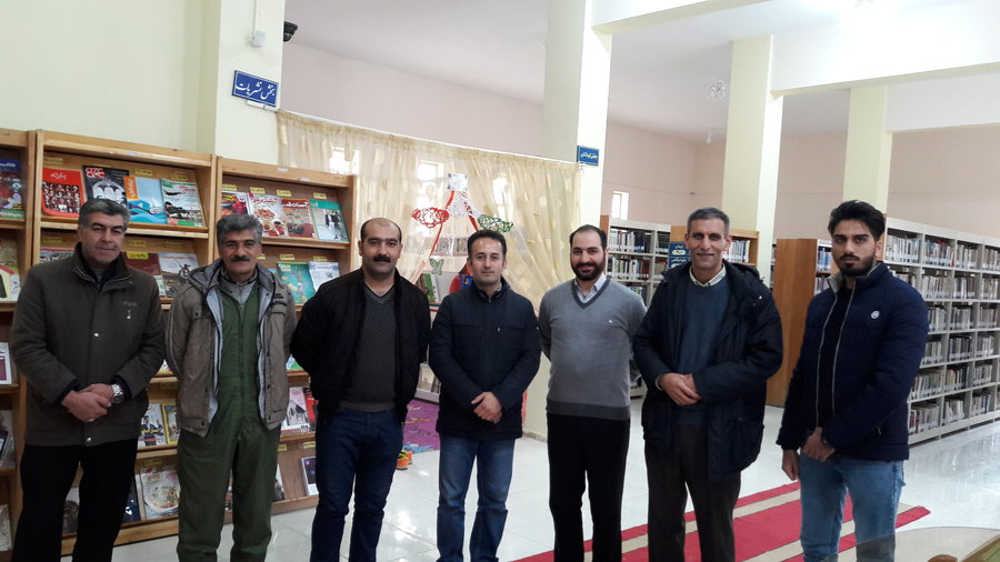 سرپرست شهرداری تکاب در آذریایجان غربی از کتابخانه عمومی ملت بازدید کرد