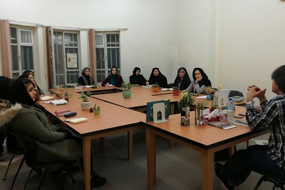 دومین جلسه کارگاه داستان نویسی کتابخانه ولیعصر ورامین تهران برگزار شد