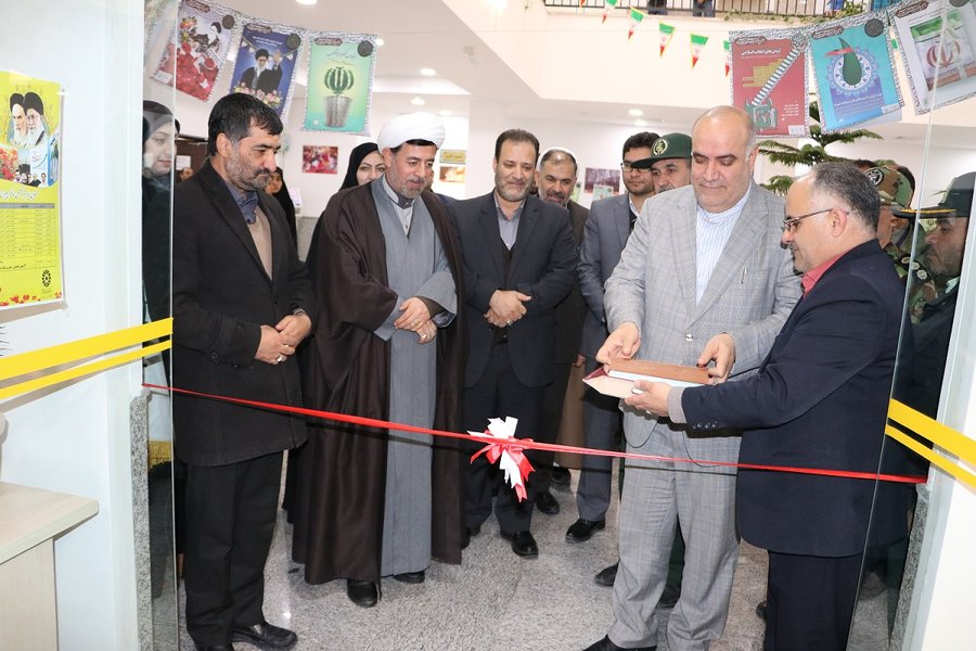 افتتاح کتابخانه تخصصی انقلاب اسلامی در کتابخانه مرکزی بجنورد استان خراسان شمالی
