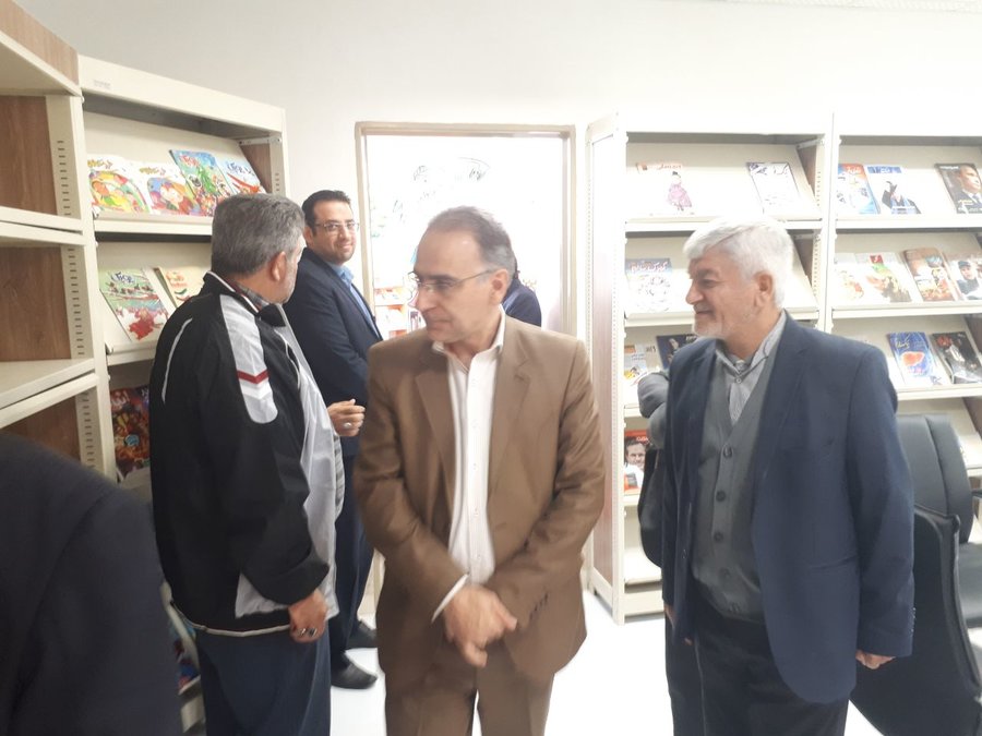 ساختمان اداری کتابخانه‌های عمومی شهرستان میامی استان سمنان افتتاح شد