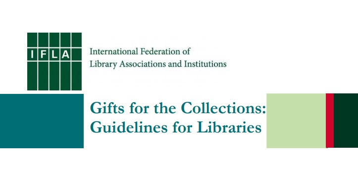 ایفلا راهنمای منابع اهدایی برای کتابخانه ها را منتشر کرد