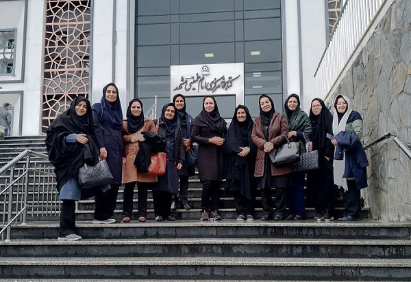 بازدید مسئولان و کتابداران دانشگاه فردوسی مشهد از کتابخانه مرکزی امام خمینی