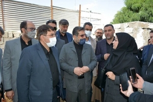 بازدید وزیر فرهنگ و ارشاد اسلامی از پروژه کتابخانه مرکزی کرمانشاه