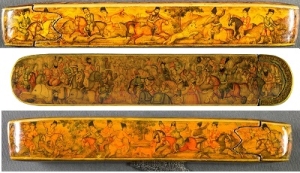 «قلمدان جنگ کرنال» در کتابخانه و موزه ملی ملک