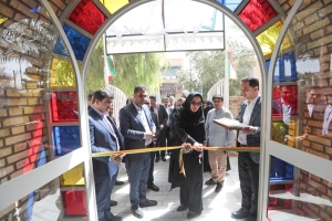 کتابخانه عمومی آیت‌الله حائری اردکان بازگشایی شد