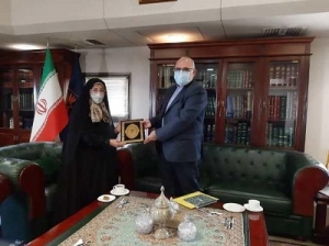 دیدار رایزن فرهنگی ایران در نیجریه با رئیس سازمان اسناد و کتابخانه ملی