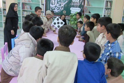 برگزاری مسابقه کتابخوانی و کلاس قصه‌گویی در فردوس خراسان جنوبی