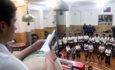 کتاب «تختی» در زورخانه «حیدرکرار» مهردشت ابرکوه یزد معرفی شد