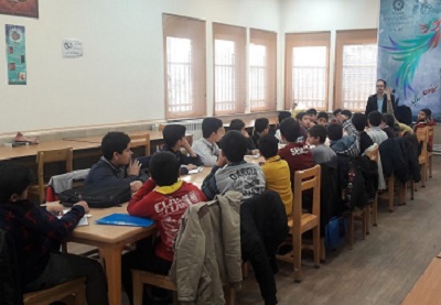 نشست مثنوی خوانی در کتابخانه 15 خرداد شهرستان پیشوای تهران