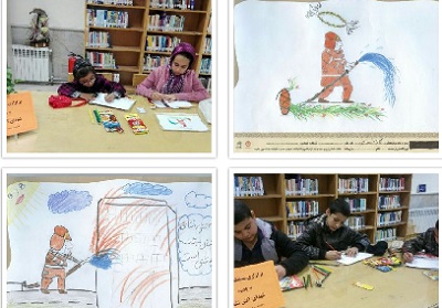 برگزاری مسابقه نقاشی و ارائه نمایشنامه‌ای کتاب در کتابخانه‌های خراسان رضوی