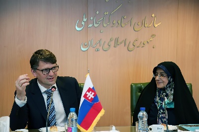 دیدار وزیر فرهنگ اسلواکی با رئیس سازمان اسناد و کتابخانه ملی
