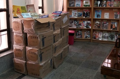 هدای بیش از ۱2۰۰ کتاب به کتابخانه غدیر شهرستان کنگان بوشهر