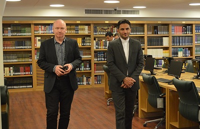​دیدار رییس کتابخانه ملی جمهوری چک از کتابخانه و موزه ملی ملک