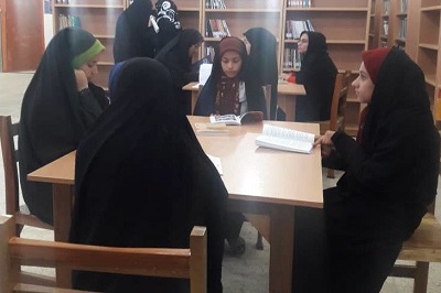 برگزاری نشست کتابخوان کتابخانه عمومی شهدای جولکی آغاجاری در خوزستان