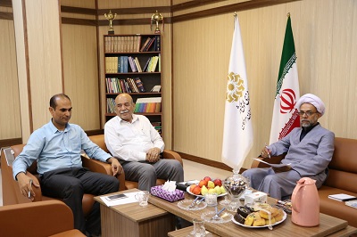 دیدار مدیرکل کتابخانه‌های عمومی استان هرمزگان با رئیس مجمع خیرین استان