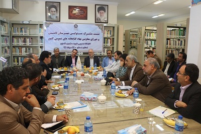 برگزاری سومین نشست شورای معاونین نهاد در شهرستان فامنین همدان