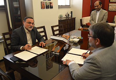 گسترش همکاری میان کتابخانه و موزه ملی ملک و موسسه فرهنگی اکو گسترش همکاری میان کتابخانه و موزه ملی ملک و موسسه فرهنگی اکو