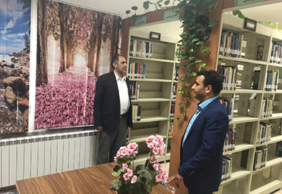 بازدید علی نیکنام از کتابخانه‌های اسلامشهر