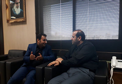 دیدار رئیس اداره کتابخانه‌های عمومی اسلامشهر با شهردار