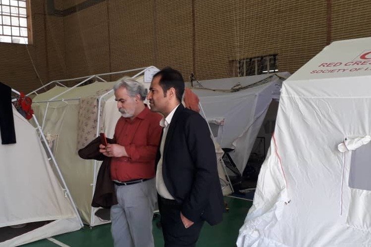 بازدید مدیرکل منابع نهاد کتابخانه های عمومی از ۳۸کمپ اسکان اضطراری سیل زدگان خوزستان