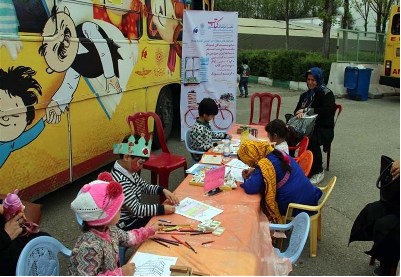 کتابخانه‌ هدهد، پذیرای کودکان در نمایشگاه کتاب تهران