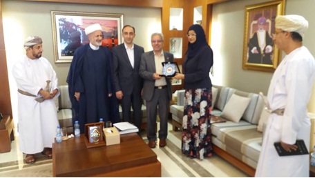 دیدار سرپرست پایگاه استنادی علوم جهان اسلام با وزیر آموزش عالی عمان
