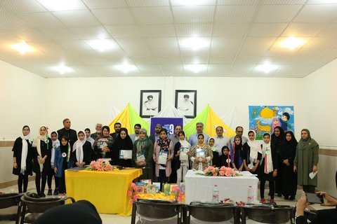 اختتامیه نهمین جشنواره کتابخوانی رضوی در آغاجاری برگزار شد