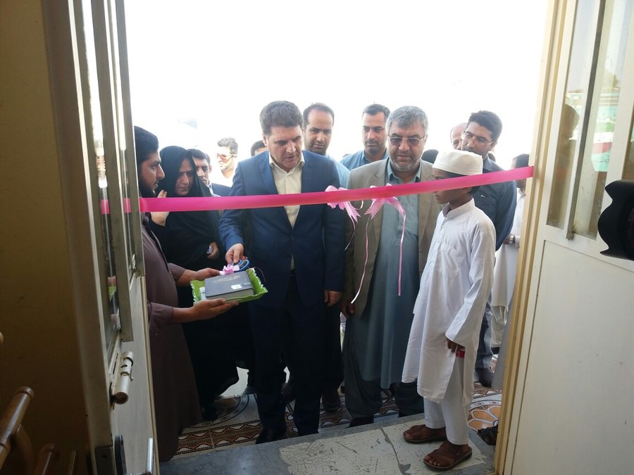 افتتاح کتابخانه روستای عورکی در چابهار
