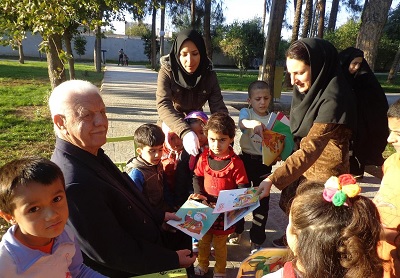 اعضای کودک کتابخانه شهید مدنی به اردو رفتند