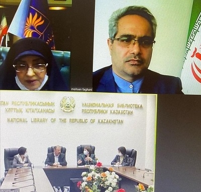 اعلام آمادگی کتابخانه‌ ملی ایران در برگزاری کارگاه برای مرمت کتب خطی قزاقستان